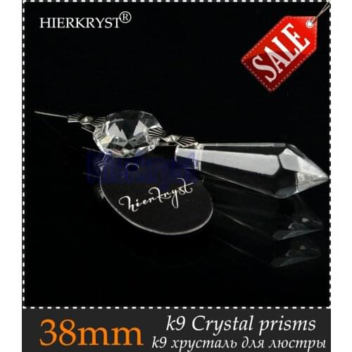 Chakra Spectra 50 Clear Chandelier Glass Crystals Lamp Prisms Parts Hanging Pendants 38mm/1.49"