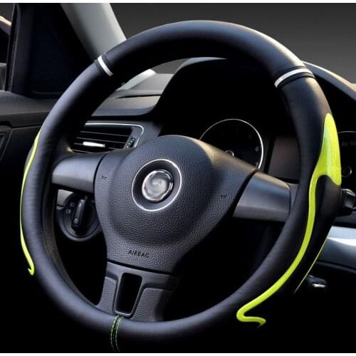 Cover on steering wheel Auto accessories funda volante tecnologia 35/36/37/38/39/4Ocm For bmw e46 e36 e90 g30 ford fiesta focus