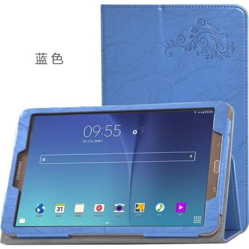 For samsung pu Leather stand case cover for Samsung Galaxy Tab E 9.6 T560 Tablet cover free 4 gifts