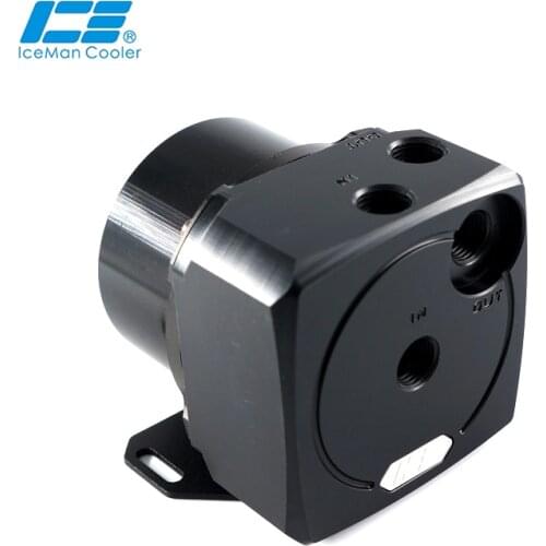 IceManCooler Transparent Black D5 Modify Pump Cover For Computer Case Cooler Refit D5 Pump Armor Seller High Recommend