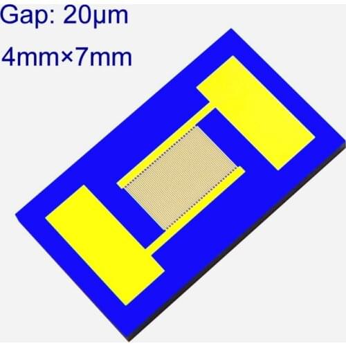 20um Interdigital Electrode Silicon-based Microcapacitor Array High-precision Biosensor Photoelectric Detection MEMS