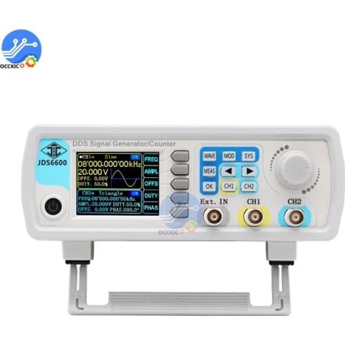 JDS6600-30M 30MHz Digital Control DDS Function Signal Generator Dual-channel Frequency Meter Arbitrary Waveform Generator