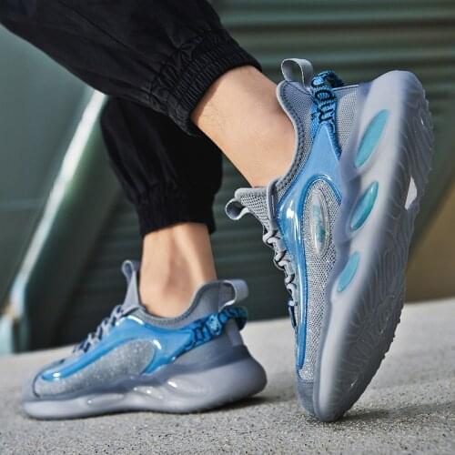 Trendy Breathable Sky Eyes Reflective Running Shoes Men For Trainers Athletic Sports Outdoor Comfortable Jogging chunky Sneakers