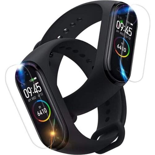 5pcs TPU Soft Full Coverage Protective Film Guard For Xiaomi Mi Band 4 Miband 3 Smart Wristband Screen Protector Cover