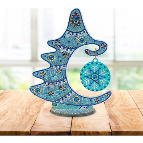New 5D DIY Diamond Painting Kits Christmas Decoration Tree Crystal Mosaic Ornaments Embroidery Mosaic Home Decor New Year Gift