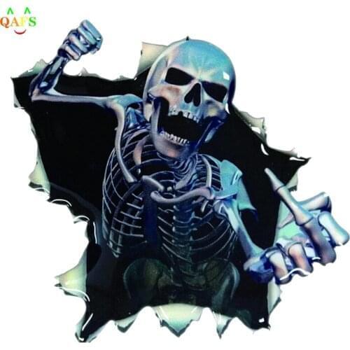 New DIY 3D Waterproof Car Sticker Skull Car Hoods Trunk Thriller Rear Window Decal Car Decal Covers Car Styling