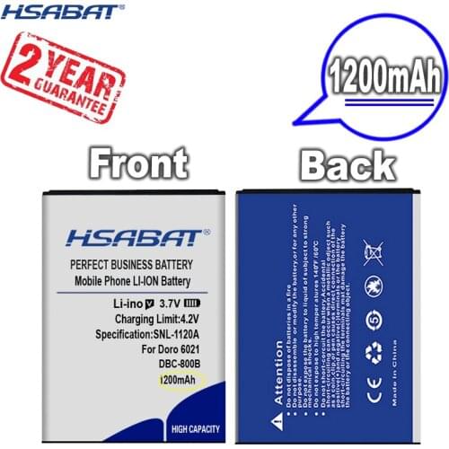 New Arrival [ HSABAT ] DBC-800A DBC-800B DBC-800D XYP1110007 Battery for Doro 6021 6030 6050 6120 6121 6171, PhoneEasy 500