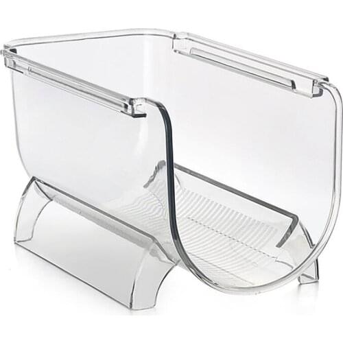 Refrigerator Organizer Kitchen Bottle Storage Rack Stackable Wine Holder Bottles Display Shelf Fridge Kitchen Organizer