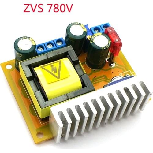 DC-DC high voltage capacitor charging ZVS boost module guns 45-390V 780V Adjustable Regulator Single Output