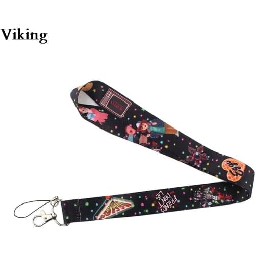 20pcs/set Stranger Things TV Show Lanyards For Keys Cool Phone Neck Strap Keychains USB Holder Camera Hang Rope Lanyard G0295