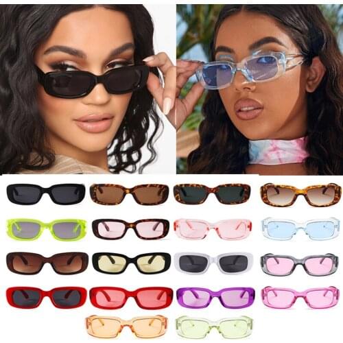 16 Colors Vintage Rectangle Wholesale Sunglasses Men High Quality Thick Frame Fashion Wide Sun Glasses Shades for Women Vendors