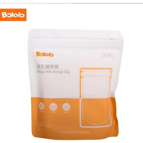 Bololo Milk Storage Bag Breast Milk Preservation Bag Frozen Storage 200ml*20piece