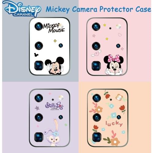 Disney Cartoon Mickey Minnie Mouse Camera Protector Case for Samsung Galaxy S20 S20 Plus S20 Ultra Lens Protective Film