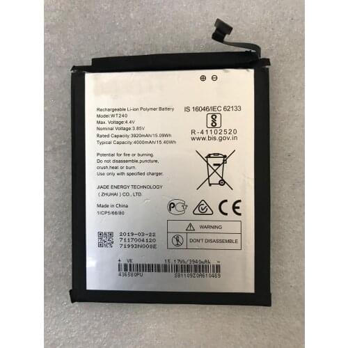 100% New High Quality 4000mAh WT240 Battery For Nokia 5.3 WT240 Mobile Phone