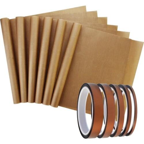 11 Pack Heat Resistant Tape, Heat Transfer Tape Hight Temp Heat Tape No Residue Sublimation Polyimide Tape for Vinyl Heat Press