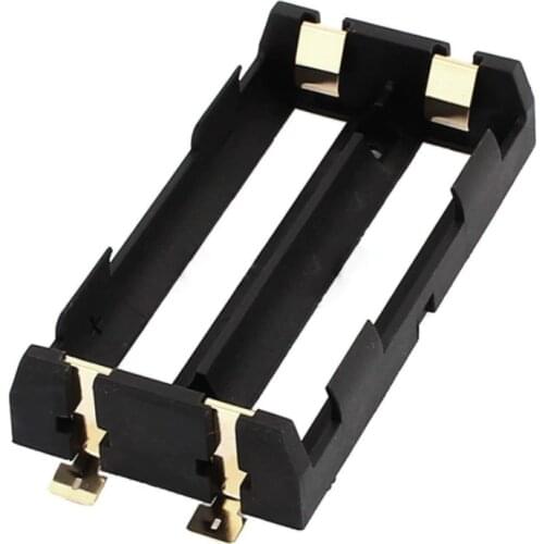 1x 2x 18650 Series Batteries Holder Box Storage Case Container With Bronze Pins Drop Ship
