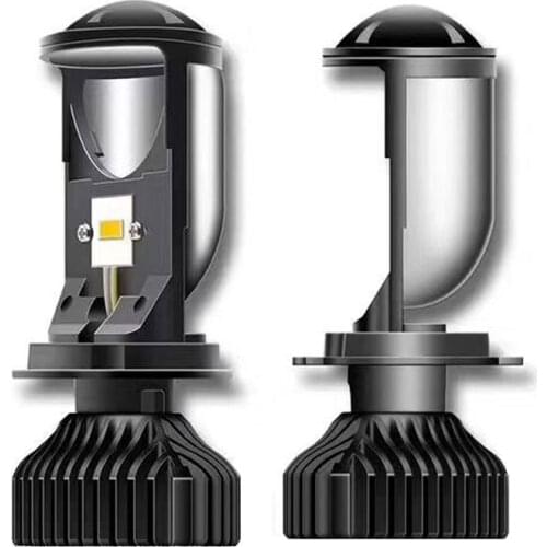 Super H4 Led Projector H4 20000lm Lampada H4 Lens Led Headlight Bulbs 9003 Canbus 90W Hi/lo Beam Car Light Automotivo 12V 6000K