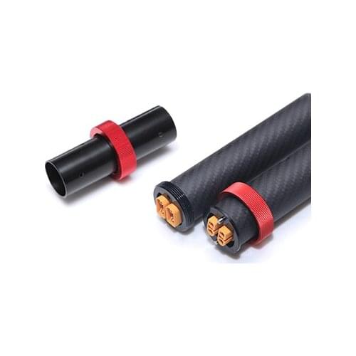 25mm 30mm Carbon Tube Foldable Connector Arm Quick Release Plug Connector 28mm Tube Fixture Clamp Clip for Plant UAV RC Drone