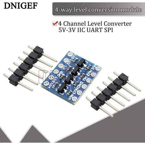4 Channel Level Converter 5V-3V IIC UART SPI Four 4 Channel Level Logic Level Converter level conversion module for 4 Channel