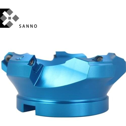 45 Degree aluminum alloy milling cutting tools lightweight KM high speed cutting machining face mills