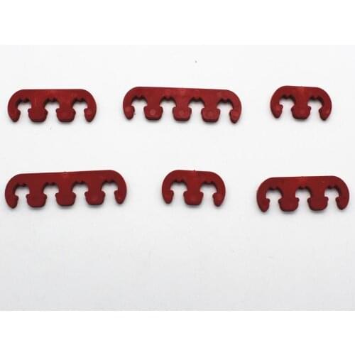 6Packs New Plastic Red Spark Plug Wire Cable Separators Set For Chevy For Ford