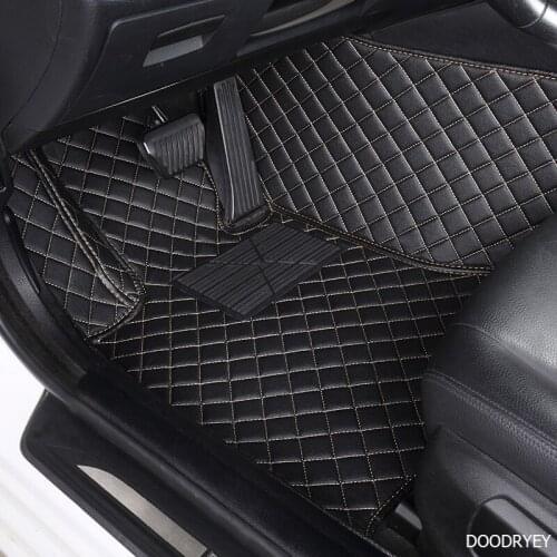 DOODRYER Custom Car Floor Mats for Porsche Cayenne panamera Boxster Macan Cayman 718 911 car accessories styling foot mats