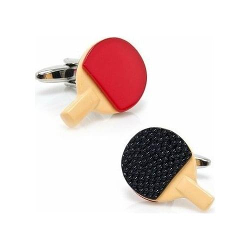 C-MAN Luxury shirt table tennis bat cufflink for mens Brand cuff buttons cuff links High Quality abotoaduras Jewelry
