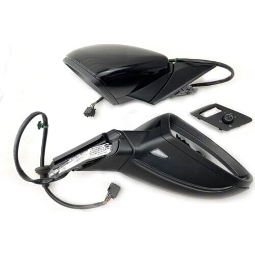 For Golf 7 Auto folding mirror electric folding side mirrors with light 5GG 857 507 A + 5GG 857 508 A