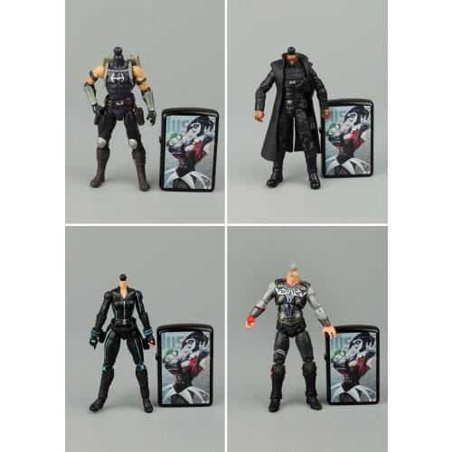 Hasbro Bulk Pack Marvel Avengers Captain America Black Widow Incomplete Headless Model Action Figures Collect Ornaments