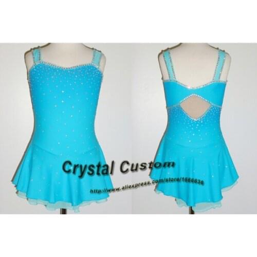 Custom Girls Ice Figure Skating Dress Graceful New Brand Kids Skating Dresses Competition DR3429