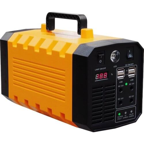 Compact outdoors camping 110V 220V 500w lithium backup power supply battery pack portable power station solar generator for CPAP