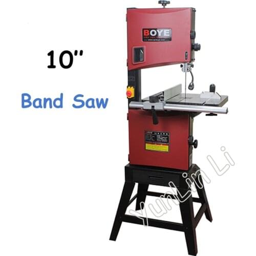10 Inch Woodworking Band Saw Household Wire Saw Solid Woodworking Machinery Work Table Saws Portable Sawmill MJ10