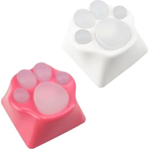 Metal Lovely Cat Paws Pad Mechanical Keyboard KeyCaps for cherry MX Switches