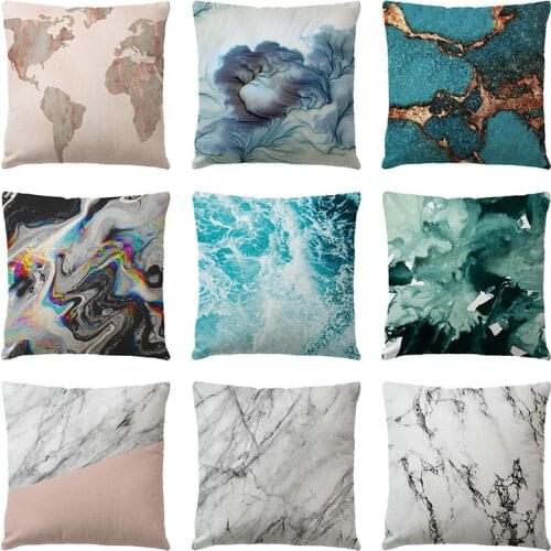 Office Cushion Cover Stripe Pillowcase Car Cushion Customized Cotton Linen Creative Home Sofa Hug Pillowcase Throw Pillow Covers