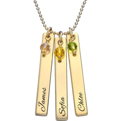 AIYANISHI 925 Sterling Silver Personalized Pendant Name Necklace Silver Chain Custom Couple Nameplate with Heart Jewelry Gifts