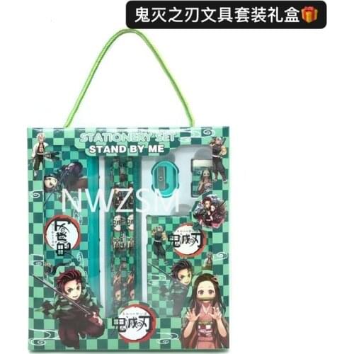 Anime Demon Slayer stationery gift box Kamado Nezuko Kamado Tanjirou Post-it stationery set