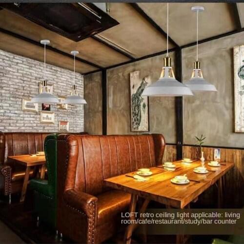 Modern wrought iron painted European style chandelier LED simple living room ceiling lamp kitchen dining room bedroom chandelier