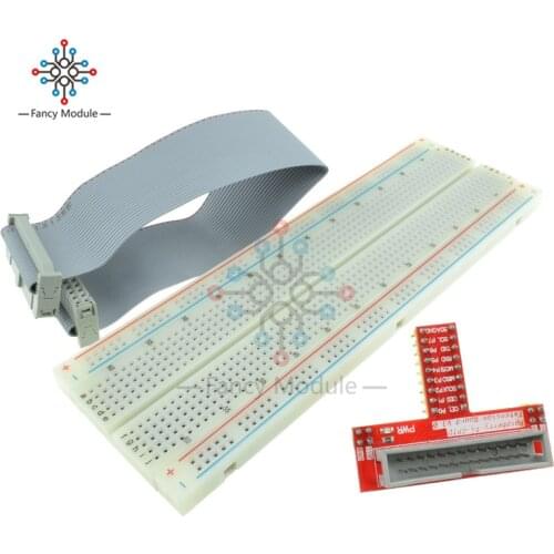 T Type GPIO Extension Board for Raspberry Pi 2 B Kits Breadboard 26 Pin Extension Flat Ribbon Cable Wire
