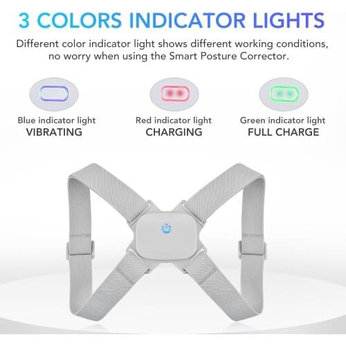 Intelligent Induction Posture Corrector Smart Motion Sensing Adjustable Spine Waist Straps Posture Correction Belt For Men Women