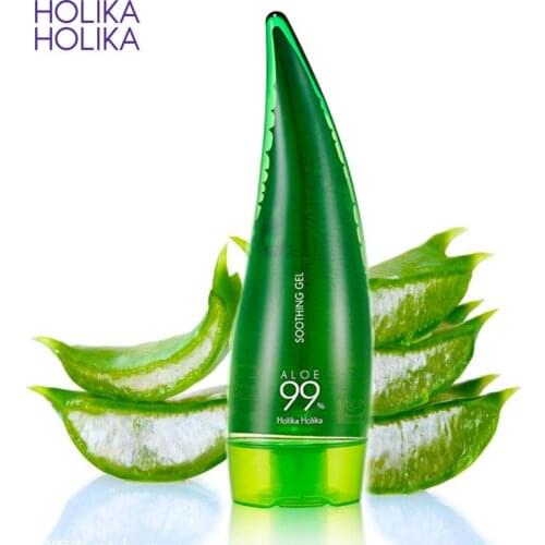 HOLIKA HOLIKA 99% Aloe Soothing Gel Aloe Vera Gel Skin Care Remove Acne Moisturizing Day Cream Sunscreen Aloe Gel 55ml