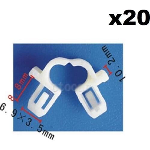 20pcs OEM For Honda Acura Windshield Washer Rivet Retainer Clip 90652-SB2-023