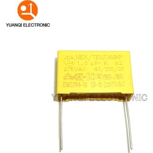 5pcs X2 Safety capacitor 27.5mm 275VAC 275V 1uF 1.2uF 1.5uF 2uF 2.2uF 3.3uF Polypropylene film capacitor