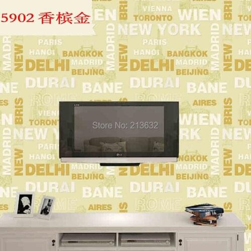 ZXqz 153 10M Modern Brief Vertical Striped Non-woven Flocking Wallpaper Wall Paper Rolls For Living Room Bedroom Bed Room art