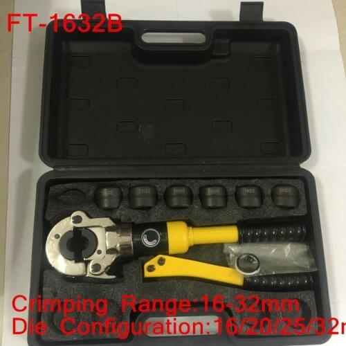 1pc Hydraulic Fitting Tool FT-1632B for PEX Pipe Fittings PB Pipe Copper AL Connecting Range 16-32mm