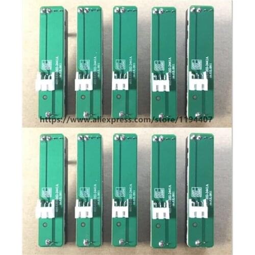10 PCS Replacement Cross Fader Assembly for Pioneer DDJ SR SX DJM 250 704-DJM250-A032 with PCB Handle height 20mm