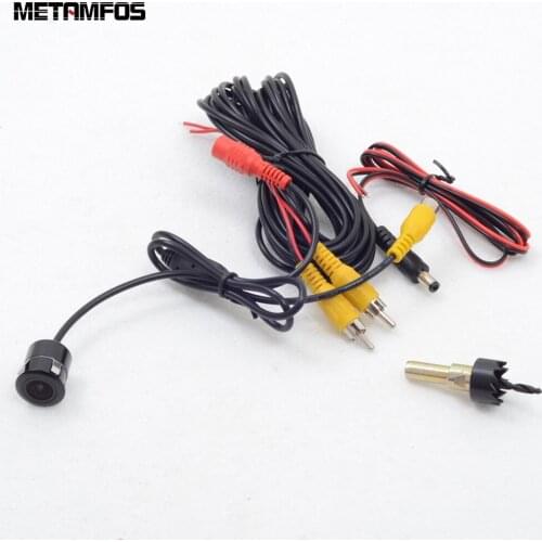 18.5mm and 22.5mm Waterproof Night Vision Rear View Car Camera With Drill For Car Parking System Backup Reverse Camera