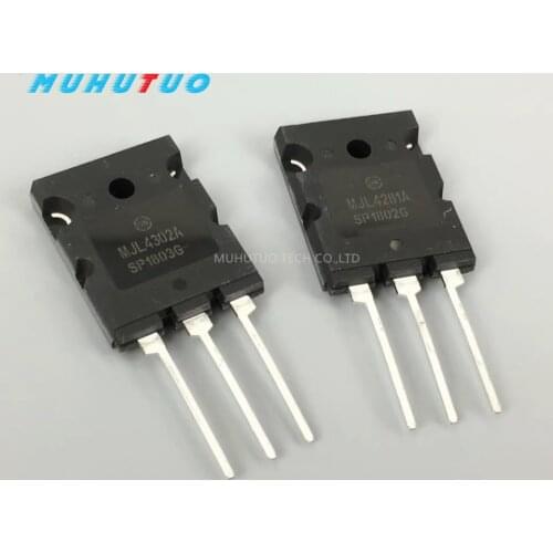 2pcs/lot=(1pair) MJL4302A MJL4281A high power audio amplifier pairing tube 4302 4281 TO-3PL