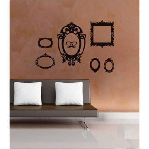 Çerçeve-2 Velvet Wall Sticker 78 X55 Cm