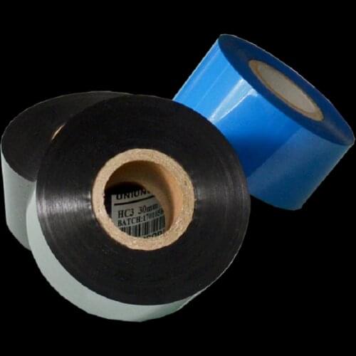 Black Width 35mm length 120M hot stamp coder foil on Medical industry