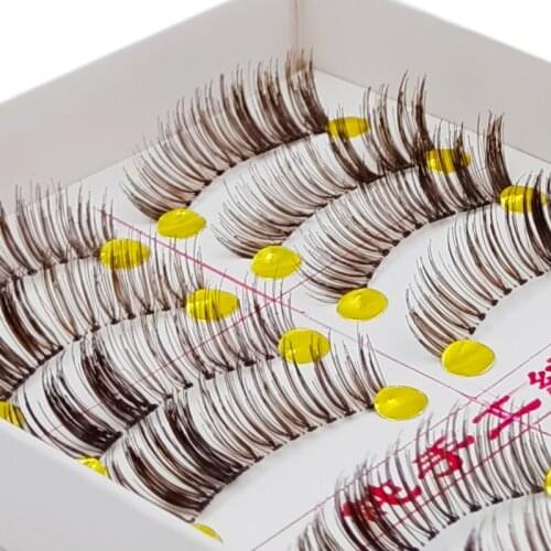 ICYCHEER 10 Pairs Makeup False Eyelashes Long Thick False Eyelashes Dramatic Volume Fake Eyelash Extension Faux Cils